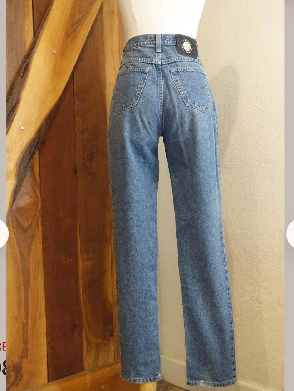 Women's Vintage Versace Jeans Collection High-Rise Straight Leg Jeans